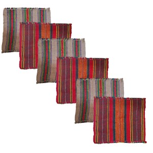 Hitech Sales Handmade Cotton Jute Aasan Mat for Pooja – Traditional Indian Prayer Mats with Multicolor Stripes – Recycled Fabric Woven Floor Mats for Meditation, Temple, or Home Use (6) Hitech Sales Handmade Cotton Jute Aasan Mat for Pooja – Traditional Indian Prayer Mats with Multicolor Stripes – Recycled Fabric Woven Floor Mats for Meditation, Temple, or Home Use (6)