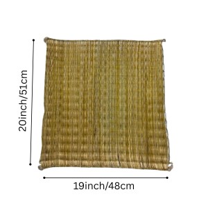 Handmade Grass Aasan Carpet Combo Set of 2 | Traditional Puja & Meditation Mat | Eco-Friendly Foldable Reed Chatai for Prayer, Yoga & Sitting | Durable Floor Mat Handmade Grass Aasan Carpet Combo Set of 2 | Traditional Puja & Meditation Mat | Eco-Friendly Foldable Reed Chatai for Prayer, Yoga & Sitting | Durable Floor Mat