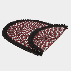 Home Beautiful Black Polyester Door Mat Home Beautiful Black Polyester Door Mat