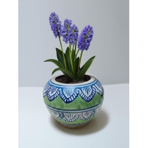 HI TECH Sales Hand-Painted Ceramic Flower Pot Decorative Tabletop Planter for Home & Office | Ethnic Pot Design | Ready-to-Display Indoor Plant Decor HI TECH Sales Hand-Painted Ceramic Flower Pot Decorative Tabletop Planter for Home & Office | Ethnic Pot Design | Ready-to-Display Indoor Plant Decor