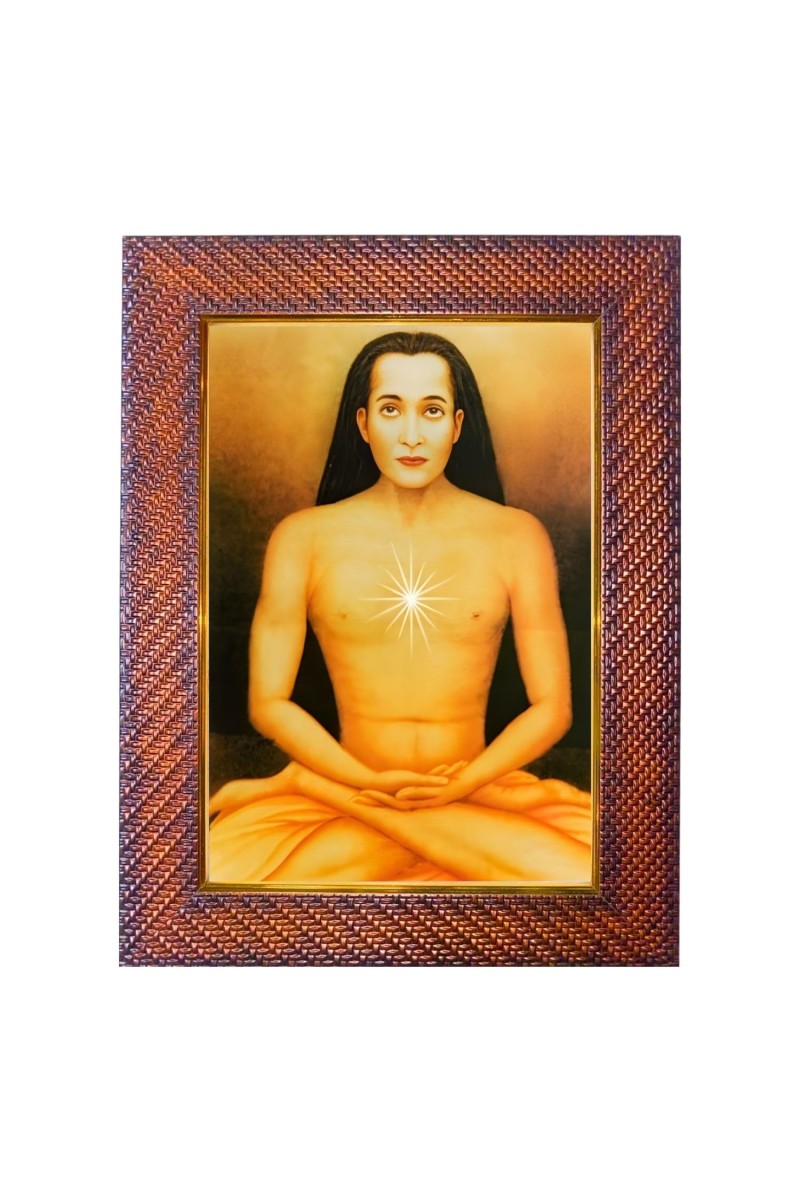Lord Parshurama Photo Frame 17X21 Inch Religious Wall & Table Decor Frame | Lord Parshurama Spiritual Photo Frame For Home, Temple & Office | Decorative Hindu God & Goddess Frame (Pack Of 1) (F183