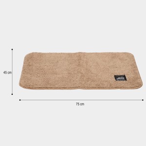 Home Beautiful Anti-Skid Beige Microfiber Door Mat Home Beautiful Anti-Skid Beige Microfiber Door Mat