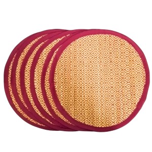 Dining Table Mats Set 6 | Washable & Heat Resistant Placemats for Dining Table, Kitchen & Home Dining Table Mats Set 6 | Washable & Heat Resistant Placemats for Dining Table, Kitchen & Home