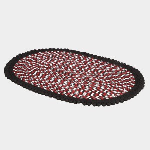 Home Beautiful Black Polyester Door Mat Home Beautiful Black Polyester Door Mat