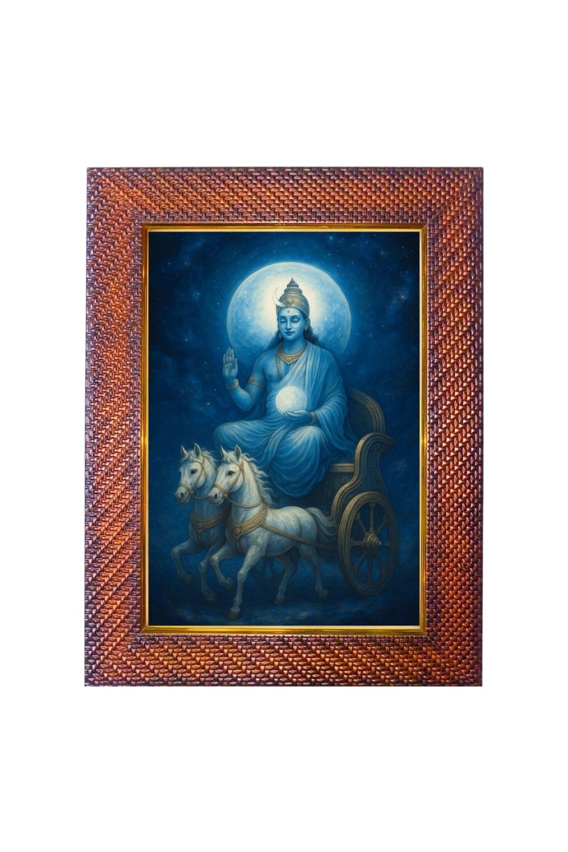 Lord Ayyapan Photo Frame 21X25 Inch Religious Wall & Table Decor Frame | Lord Ayyapan Spiritual Photo Frame For Home, Temple & Office | Decorative Hindu God & Goddess Frame (Pack Of 1) (F18213)