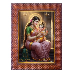 Maa Parvati Lord Shiva Photo Frame Religious Wall & Table Decor Frame | Maa Parvati Lord Shiva Spiritual Photo Frame For Home, Temple & Office | Decorative Hindu God & Goddess Frame (Pa Maa Parvati Lord Shiva Photo Frame Religious Wall & Table Decor Frame | Maa Parvati Lord Shiva Spiritual Photo Frame For Home, Temple & Office | Decorative Hindu God & Goddess Frame (Pa