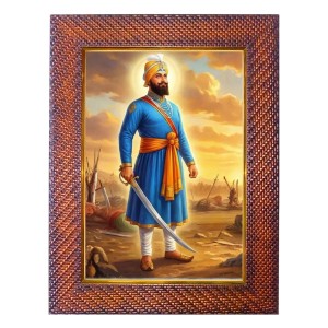 Guru Teg Bahadur Ji Photo Frame Religious Wall & Table Decor Frame | Guru Teg Bahadur Ji Spiritual Photo Frame For Home, Temple & Office | Decorative Hindu God & Goddess Frame (Pack Of Guru Teg Bahadur Ji Photo Frame Religious Wall & Table Decor Frame | Guru Teg Bahadur Ji Spiritual Photo Frame For Home, Temple & Office | Decorative Hindu God & Goddess Frame (Pack Of