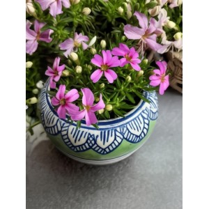 HI TECH Sales Hand-Painted Ceramic Flower Pot Decorative Tabletop Planter for Home & Office | Ethnic Pot Design | Ready-to-Display Indoor Plant Decor HI TECH Sales Hand-Painted Ceramic Flower Pot Decorative Tabletop Planter for Home & Office | Ethnic Pot Design | Ready-to-Display Indoor Plant Decor