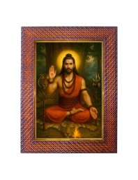 Guru Ram Dasji Photo Frame 17X21 Inch Religious Wall & Table Decor Frame | Guru Ram Dasji Spiritual Photo Frame For Home, Temple & Office | Decorative Hindu God & Goddess Frame (Pack Of 1) (F18344