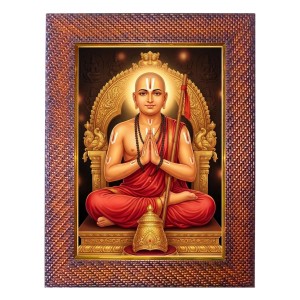 Saint Tukaram Photo Frame 13X17 Inch Religious Wall & Table Decor Frame | Saint Tukaram Spiritual Photo Frame For Home, Temple & Office | Decorative Hindu God & Goddess Frame (Pack Of 1) (F18410)