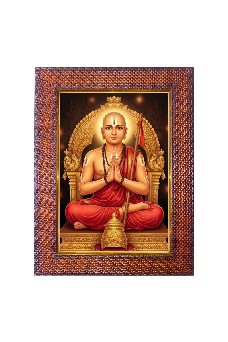 Saint Tukaram Photo Frame 13X17 Inch Religious Wall & Table Decor Frame | Saint Tukaram Spiritual Photo Frame For Home, Temple & Office | Decorative Hindu God & Goddess Frame (Pack Of 1) (F18410)