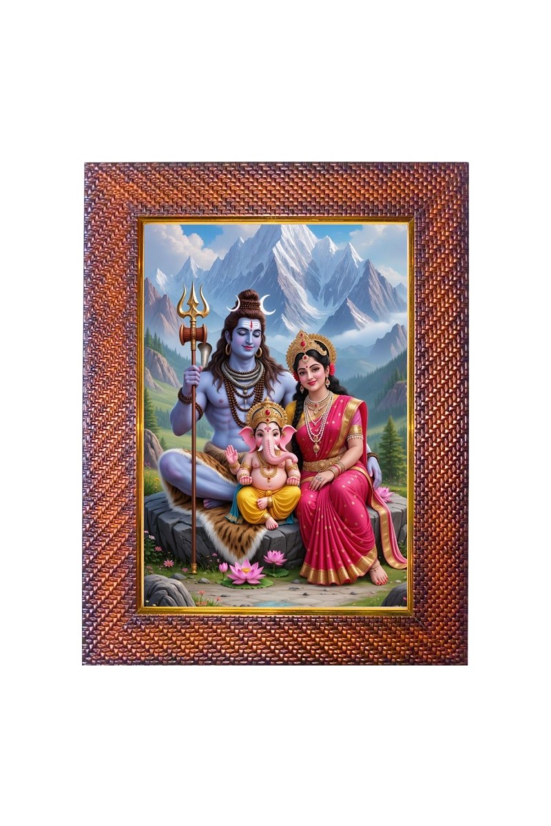 Lord Vishnu Mastya Avatar Photo Frame 13X17 Inch Religious Wall & Table Decor Frame | Lord Vishnu Mastya Avatar Spiritual Photo Frame For Home, Temple & Office (F18153X13X17)