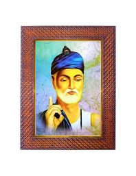 Swami Dayananda Photo Frame 17X21 Inch Religious Wall & Table Decor Frame | Swami Dayananda Spiritual Photo Frame For Home, Temple & Office | Decorative Hindu God & Goddess Frame (Pack Of 1) (F184