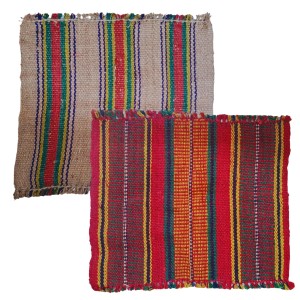 Hitech Sales Handmade Cotton Jute Aasan Mat for Pooja – Traditional Indian Prayer Mats with Multicolor Stripes – Recycled Fabric Woven Floor Mats for Meditation, Temple, or Home Use (2) Hitech Sales Handmade Cotton Jute Aasan Mat for Pooja – Traditional Indian Prayer Mats with Multicolor Stripes – Recycled Fabric Woven Floor Mats for Meditation, Temple, or Home Use (2)