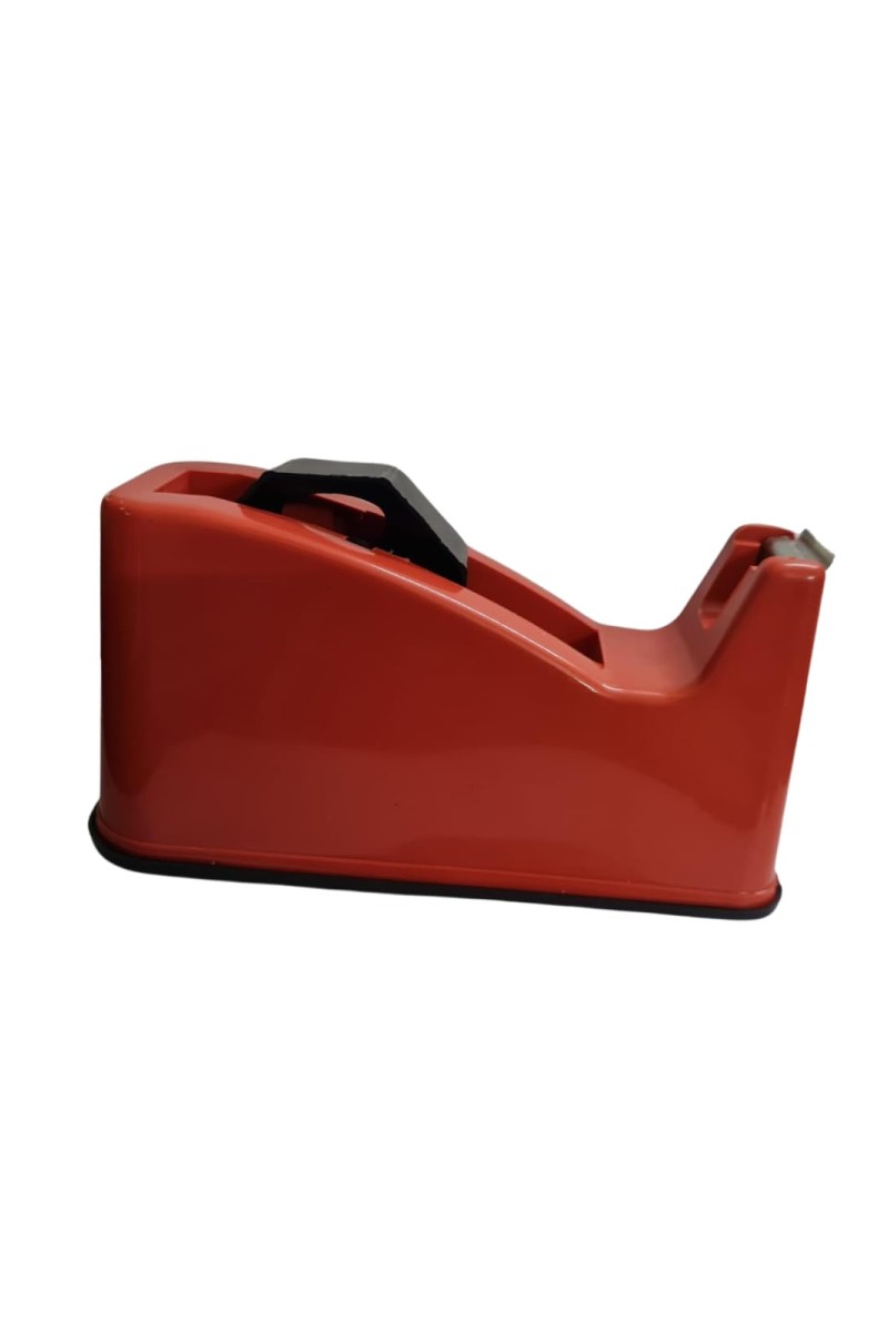 Hitech Sales Tape Dispenser Tabletop for Home, Office, School, Industry – Multipurpose Use with Plastic Body and Steel Blade Cutter + 1 Extra Steel Blade Cutter Free