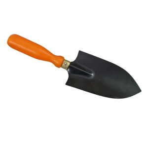 HiTechMart Hand Digging Gardening Trowel – Heavy Duty Garden Shovel with Wooden Handle, Steel Blade for Planting, Weeding, and Soil Digging (Pack of 1)