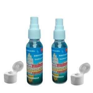 Gangajal Spray Bottle (set of 2) 50ml – 100% Pure Ganga Jal for Pooja & Religious Rituals | Holy Water for Mandir, & Spiritual Use | Easy Spray Bottle Gangajal Spray Bottle (set of 2) 50ml – 100% Pure Ganga Jal for Pooja & Religious Rituals | Holy Water for Mandir, & Spiritual Use | Easy Spray Bottle