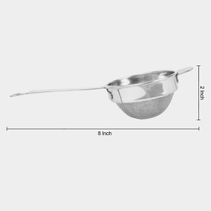 Steel Tea Strainer 8 in Length (Pack of 1) Steel Tea Strainer 8 in Length (Pack of 1)