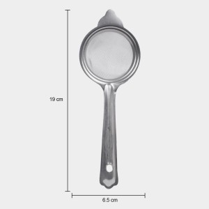 Steel Tea Strainer 6.5 X 19 cm (Pack of 1) Steel Tea Strainer 6.5 X 19 cm (Pack of 1)