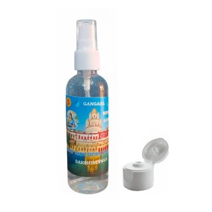Gangajal Spray Bottle from Dakshineswar Temple | Pure Holy Ganga Jal for Pooja & Religious Rituals | Sanctified Gangajal for Home, Temple & Auspicious Ceremonies | Easy Use Spray Bottle (100ml)