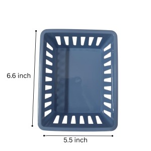 Basic Square Mini Bin Storage Trays, Small Organizing Bins, Plastic Storage Containers, Stackable Storage Bins, Home Office Organization, Multi-Purpose Storage Trays 3PK (Blue) Basic Square Mini Bin Storage Trays, Small Organizing Bins, Plastic Storage Containers, Stackable Storage Bins, Home Office Organization, Multi-Purpose Storage Trays 3PK (Blue)