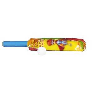 Kids Super Bat Master Blaster Cricket Set – 46cm Plastic Bat with Ball Kids Super Bat Master Blaster Cricket Set – 46cm Plastic Bat with Ball