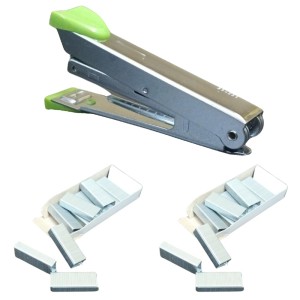 Hitech Sales Stapler(1) with Staples Set(2) | Compact Metal Stapler with Grip and Extra Staple Pins for Office, School, and Home Use Hitech Sales Stapler(1) with Staples Set(2) | Compact Metal Stapler with Grip and Extra Staple Pins for Office, School, and Home Use