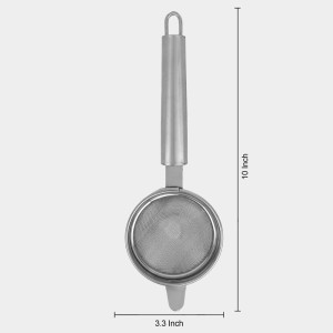 Steel Tea Strainer 1 0 in Length, 3.3 in Dia. (Pack of 1) Steel Tea Strainer 1 0 in Length, 3.3 in Dia. (Pack of 1)