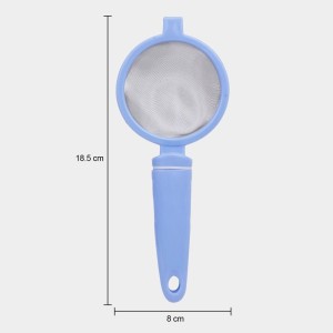 Plastic and Steel Tea Strainer, Plastic and Steel, 1 8.5 cm Length, 8 cm Dia. (Pack of 1) Plastic and Steel Tea Strainer, Plastic and Steel, 1 8.5 cm Length, 8 cm Dia. (Pack of 1)