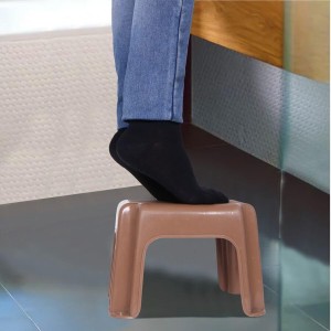 Durable Plastic Bath Stool | Multipurpose Lightweight Bathroom Stool for Daily Use | Strong Anti-Slip Stool for Home Kitchen Bathroom | Brown Color Durable Plastic Bath Stool | Multipurpose Lightweight Bathroom Stool for Daily Use | Strong Anti-Slip Stool for Home Kitchen Bathroom | Brown Color