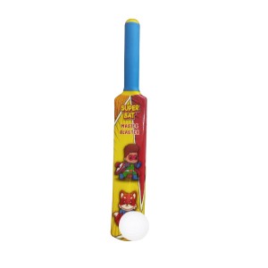 Kids Super Bat Master Blaster Cricket Set – 46cm Plastic Bat with Ball Kids Super Bat Master Blaster Cricket Set – 46cm Plastic Bat with Ball