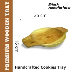 Snack Tray, Premium Handcrafted Wooden Snacks Tray – 25x16 cm – Rustic Acacia Wood Serving Platter by Hitech Manufacturer Snack Tray, Premium Handcrafted Wooden Snacks Tray – 25x16 cm – Rustic Acacia Wood Serving Platter by Hitech Manufacturer