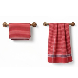 Cotton Gamcha Traditional for Everyone – Traditional Red Striped Towel | Soft, Absorbent & Quick Dry Bath Towel Checkered Design Cotton Gamcha Traditional for Everyone – Traditional Red Striped Towel | Soft, Absorbent & Quick Dry Bath Towel Checkered Design