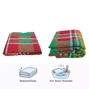 Cotton Traditional Gamcha Towel for Everyone 100% | Soft & Absorbent Multi-Color Checkered Bath Towel | Lightweight Quick Dry Cotton Gamcha Cotton Traditional Gamcha Towel for Everyone 100% | Soft & Absorbent Multi-Color Checkered Bath Towel | Lightweight Quick Dry Cotton Gamcha
