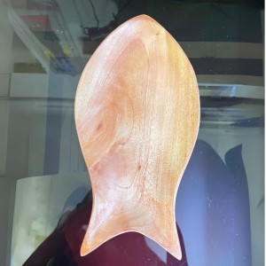 Handcrafted Fish Shape Serving Tray | Wooden Tray for Tea Table 9.5 inch/ 5.5 inch | Wooden Serving Tray | Decorative Trays for Home Decor, Unique Shape, Durable, Collectable Handcrafted Fish Shape Serving Tray | Wooden Tray for Tea Table 9.5 inch/ 5.5 inch | Wooden Serving Tray | Decorative Trays for Home Decor, Unique Shape, Durable, Collectable