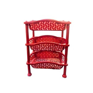 3 Layer Multi-Purpose Home Kitchen Office Storage Plastic Basket Rack Organizer Vegetables Fruits or Files Home & kitchen racks and shelves for storage (Red) 3 Layer Multi-Purpose Home Kitchen Office Storage Plastic Basket Rack Organizer Vegetables Fruits or Files Home & kitchen racks and shelves for storage (Red)