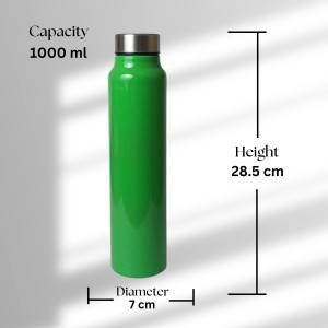Stainless Steel Water Bottle 1000 ml | Leak-Proof & Durable | BPA-Free, Rust-Resistant, and Reusable for Travel, Gym, and Outdoor Use | Ideal for School, Sports, Office, and Hiking (Green) Stainless Steel Water Bottle 1000 ml | Leak-Proof & Durable | BPA-Free, Rust-Resistant, and Reusable for Travel, Gym, and Outdoor Use | Ideal for School, Sports, Office, and Hiking (Green)