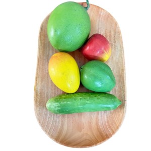Rectangular Oval Wood Tray - Wooden Trays Tea Serving Tray 14.5X 8.5 Inch Kitchen Table Plate Snack Fruit Decorative Trays for Restaurant Hotel Coffee Shop Home Rectangular Oval Wood Tray - Wooden Trays Tea Serving Tray 14.5X 8.5 Inch Kitchen Table Plate Snack Fruit Decorative Trays for Restaurant Hotel Coffee Shop Home