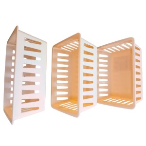 Basic Square Mini Bin Storage Trays, Small Organizing Bins, Plastic Storage Containers, Stackable Storage Bins, Home Office Organization, Multi-Purpose Storage Trays 3PK