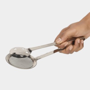 Steel Tong with Fryer 9 X 26 cm (Pack of 1) Steel Tong with Fryer 9 X 26 cm (Pack of 1)