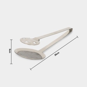 Steel Tong with Fryer 9 X 26 cm (Pack of 1) Steel Tong with Fryer 9 X 26 cm (Pack of 1)
