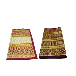 Ashan Traditional Handwoven Straw Mats – Foldable Floor Carpets for Home, Outdoor, Yoga, Picnic – Durable & Lightweight (Combo of 2, Multicolor) Ashan Traditional Handwoven Straw Mats – Foldable Floor Carpets for Home, Outdoor, Yoga, Picnic – Durable & Lightweight (Combo of 2, Multicolor)