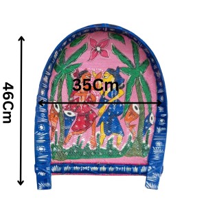 Handicrafts Bamboo Kulo Tray – Pink Color Handmade & Hand-Painted Bamboo Soop/Basket for Puja, Home Decor, Storage & Gifting বাঁশের কুলো (13 x 18 inch) Handicrafts Bamboo Kulo Tray – Pink Color Handmade & Hand-Painted Bamboo Soop/Basket for Puja, Home Decor, Storage & Gifting বাঁশের কুলো (13 x 18 inch)