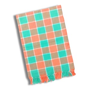 Hitech Sales Handloom Towels 100% Pure Cotton, Heavy Quality Bath, Face & Hand Towels (Pack of 4) - Multi-Color, Size 30 x 60 cm