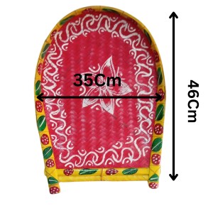 Handicrafts Bamboo Kulo Tray – Red Color Handmade & Hand-Painted Bamboo Soop/Basket for Puja, Home Decor, Storage & Gifting বাঁশের কুলো (13 x 18 inch) Handicrafts Bamboo Kulo Tray – Red Color Handmade & Hand-Painted Bamboo Soop/Basket for Puja, Home Decor, Storage & Gifting বাঁশের কুলো (13 x 18 inch)