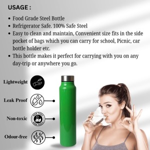 Stainless Steel Water Bottle 1000 ml | Leak-Proof & Durable | BPA-Free, Rust-Resistant, and Reusable for Travel, Gym, and Outdoor Use | Ideal for School, Sports, Office, and Hiking (Green) Stainless Steel Water Bottle 1000 ml | Leak-Proof & Durable | BPA-Free, Rust-Resistant, and Reusable for Travel, Gym, and Outdoor Use | Ideal for School, Sports, Office, and Hiking (Green)