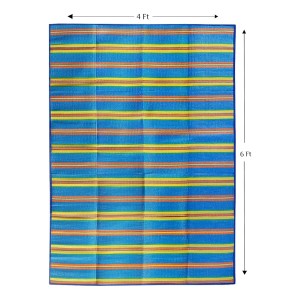 Hitech Sales Multipurpose Foldable Plastic Mat (Chatai) Stain Resistant, Ideal for Picnics, Beaches, Outings, and Camping (3x6 Feet Rectangular Travel Mat Hitech Sales Multipurpose Foldable Plastic Mat (Chatai) Stain Resistant, Ideal for Picnics, Beaches, Outings, and Camping (3x6 Feet Rectangular Travel Mat