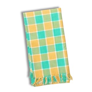 Hitech Sales Handloom Towels 100% Pure Cotton, Heavy Quality Bath, Face & Hand Towels (Pack of 4) - Multi-Color, Size 30 x 60 cm