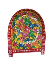 Handicrafts Bamboo Kulo Tray – Yellow Color Handmade & Hand-Painted Bamboo Soop/Basket for Puja, Home Decor, Storage & Gifting বাঁশের কুলো (13 x 18 inch) Handicrafts Bamboo Kulo Tray – Yellow Color Handmade & Hand-Painted Bamboo Soop/Basket for Puja, Home Decor, Storage & Gifting বাঁশের কুলো (13 x 18 inch)