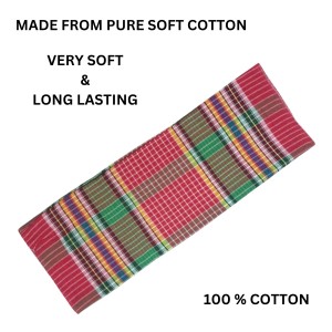 Vibrant Multicolour Cotton Gamcha | Soft, Absorbent, and Lightweight Towel for Bath, Travel, and Multipurpose Use (4) Vibrant Multicolour Cotton Gamcha | Soft, Absorbent, and Lightweight Towel for Bath, Travel, and Multipurpose Use (4)